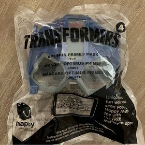 New 2016 Transformers Optimus Prime Mask #4 McDonald's Happy Meal Toy